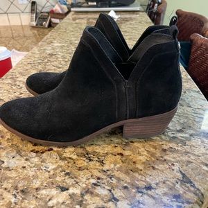 Black suede Sam Edelman Boots. Size 5.